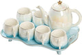 Beverage Serveware Teapot teacup set home living room ceramic hospitality kettle cup tea set teacup set Water Carafe