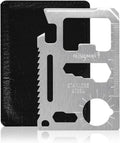 GUARDMAN 11-in-1 Survival Credit Card Multitool – Fathers Day Stocking Stuffer Christmas Gift - Multipurpose Tactical Wallet Tool With Bottle Opener, Survival Knife For Men Birthday Dad - 100 Pack
