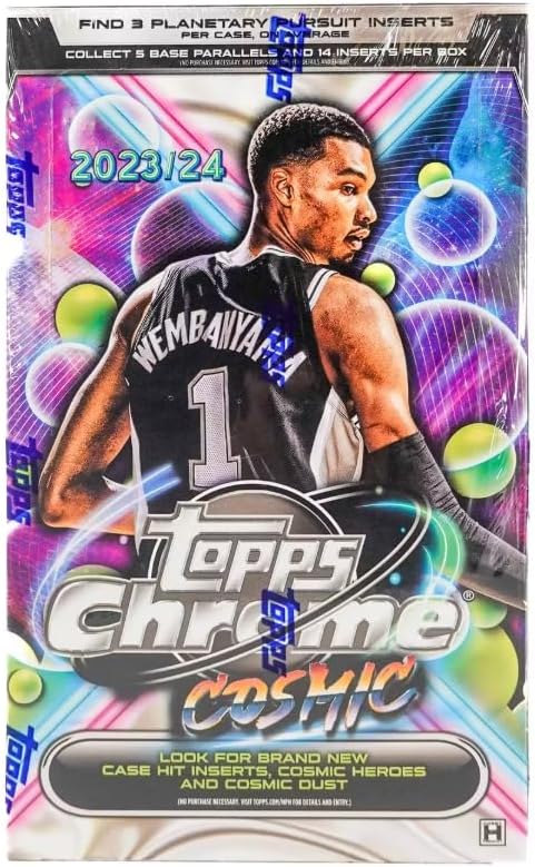 2023-24 Topps Cosmic Chrome Basketball Sealed Hobby Box (14 Inserts/Box)