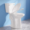 Simple Project 21 Inch High Toilet Elongated With Comfort Chair Seat, 1.28 Gpf Powerful Single Flush Extra Tall Toilet, 12 Inch Rough In Bathrooms Comfort Height Toilet for Seniors & Tall Person