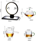 Beverage Serveware Creative heat-resistant glass teapot set with light glass teapot lazy tea maker tea set Water Carafe