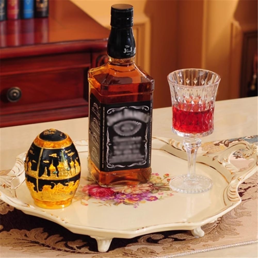 Beverage Serveware Water Cup Tea Set for Home Use, European Living Room, Ceramic Water Cup, Tea Cup, Teapot Set with Tray Water Carafe
