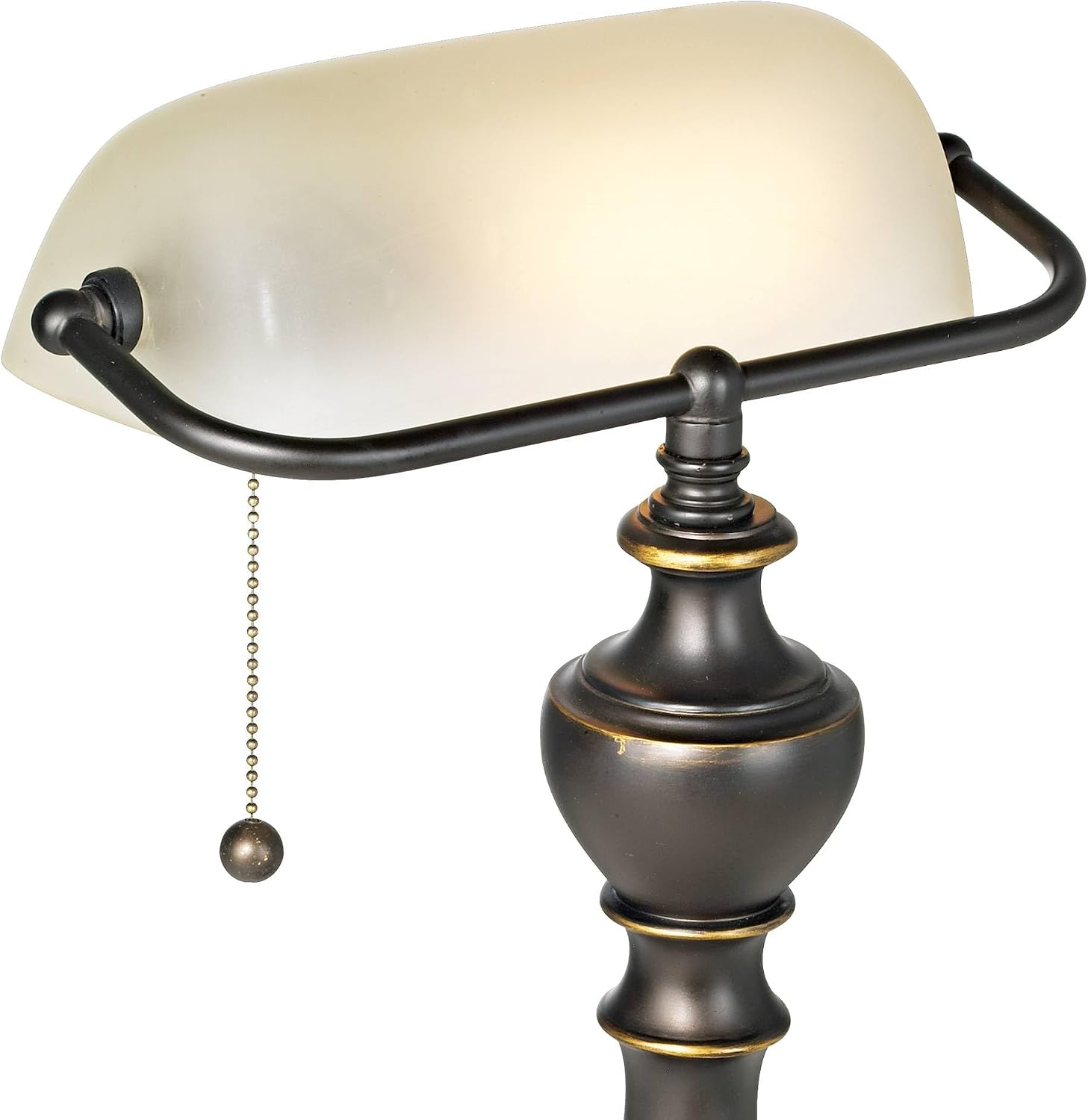 Regency Hill Haddington 16' High Small Farmhouse Rustic Traditional Piano Lamps Set of 2 Brown Bronze Finish Metal Glass Shade Home Office Living Room Bedroom Bedside Nightstand House Reading