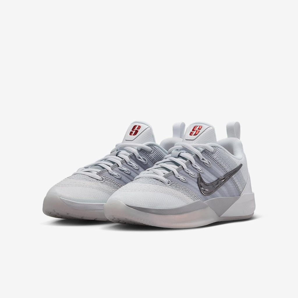 Nike Sabrina 3 'Me vs. Me Big Kids' Basketball Shoes (White/Wolf Grey/Photon Dust/Metallic Dark Grey)