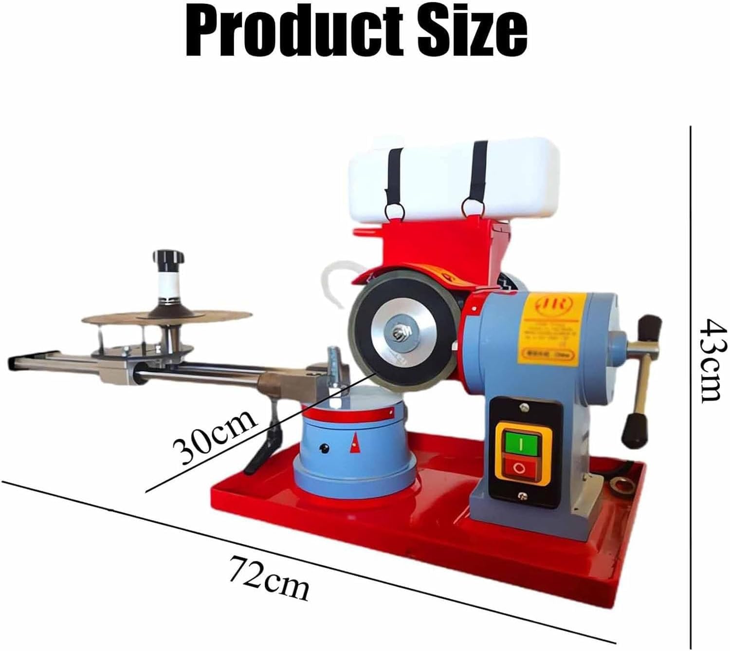 Circular Saw Blade Sharpener,5 Inch Wheel 550w 2850rpm Electric Saw Blade Sharpener with Water Tank for Sharpening Carbide Saw Blades,370W-220v