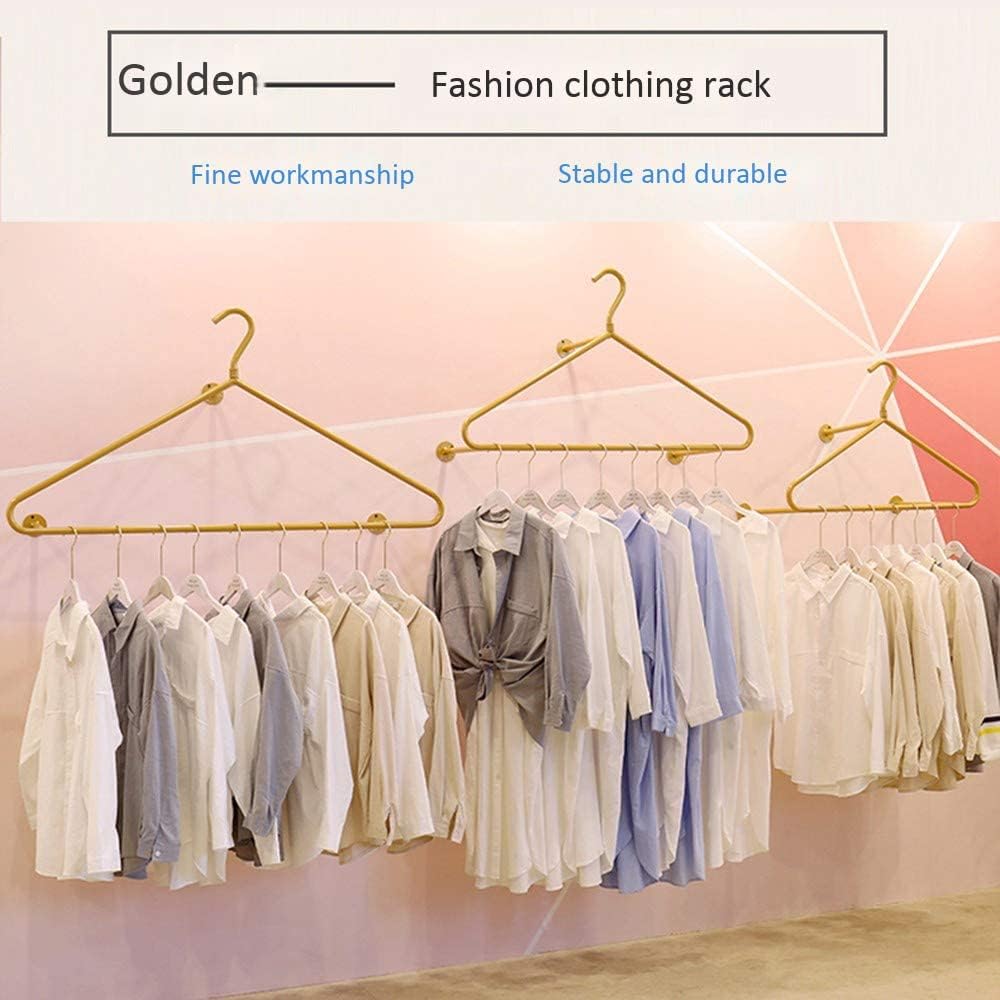 Exquisite Clothes Rail Rack Metal Retail Clothing Garment Racks Display Rod, Clothing Store Display Rack Ceiling Hanger, Women'S Clothing Store Shelves Display Hangers/C/(A-80Cm)