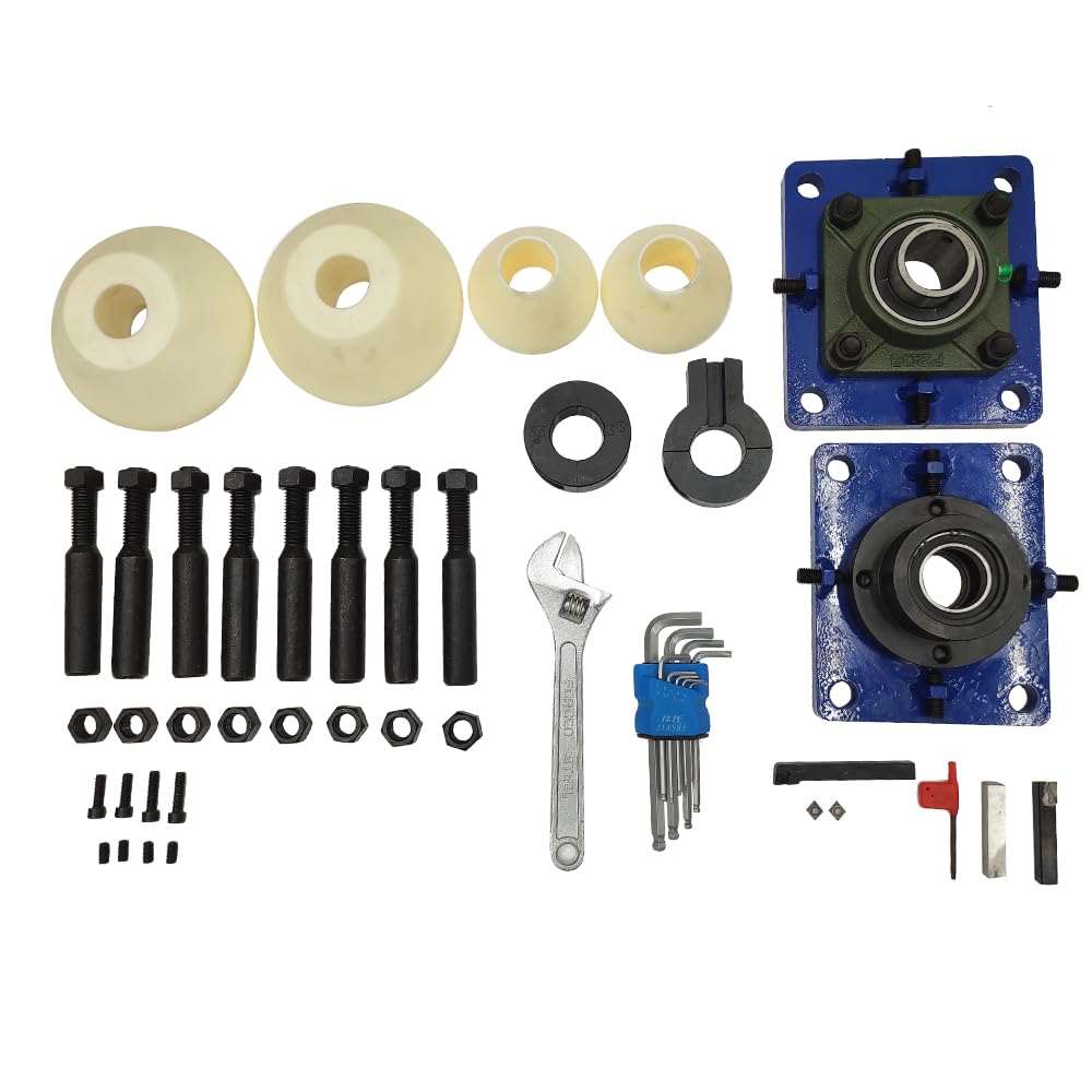 Portable Line Boring Machine, 110V Hole Drilling Machine, 1.77'-6.3' Bore Diameter, 5.2' x 1.57' Bar, Handle Control Professional Boring Equipment