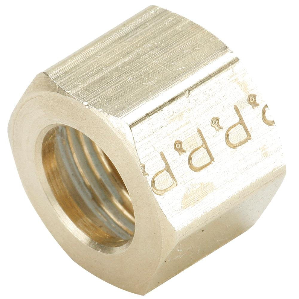 Parker 61C-14-pk10 Fitting, Tube, Compression Nut, Brass, 7/8' (Pack of 10)