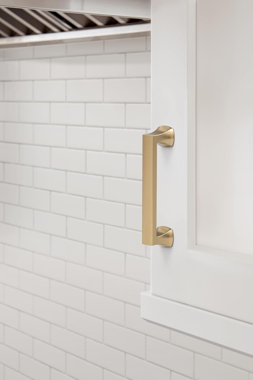 Amerock Hybridize 3-3/4 inch (96mm) Center-to-Center Champagne Bronze Cabinet Pull - 25 Pack