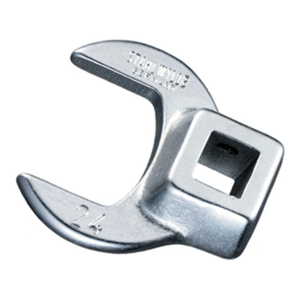 Stahlwille 02200020 Crow-Foot Wrench, 3/8' Square Drive, Made of Chrome Alloy Steel & Chrome Plated, Has Bi-hexagonal Jaws, Ideal for Confined Spaces Size 20 mm, L. 42.4 mm