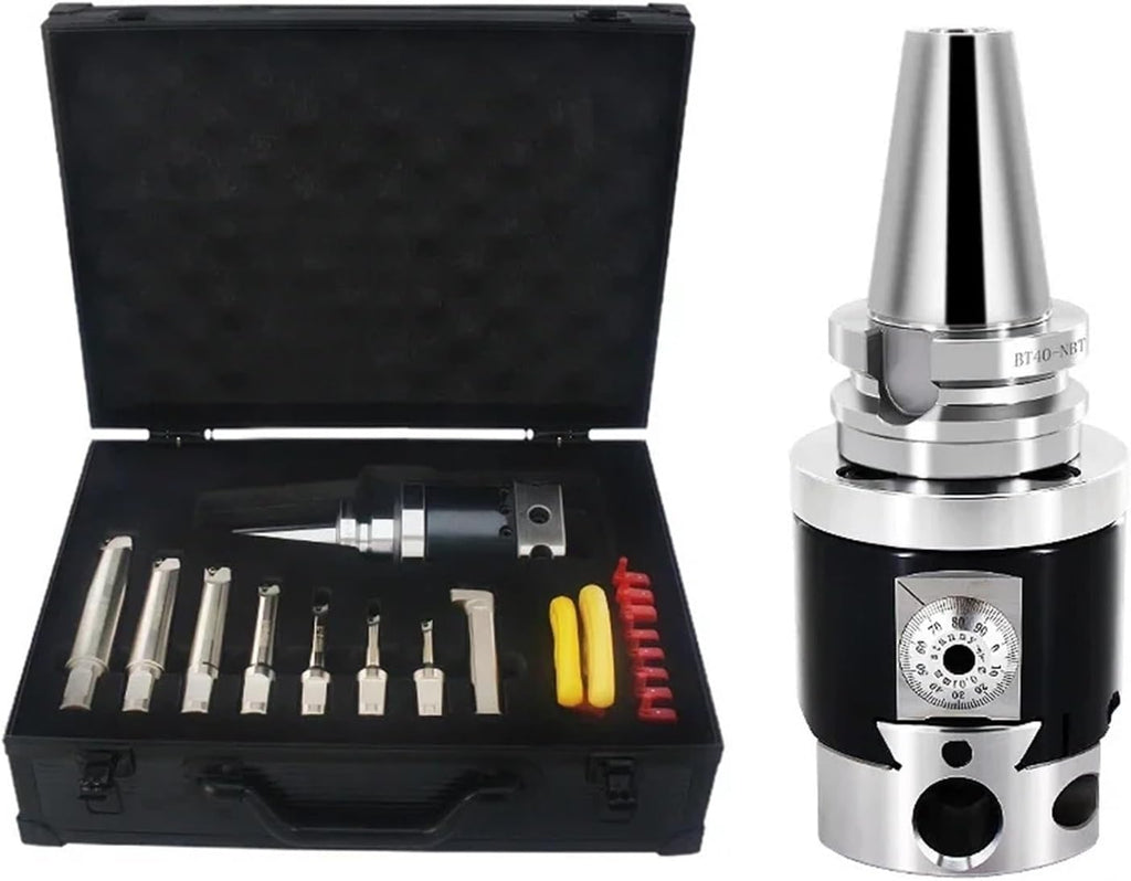 NBH2084 Set Boring Head Tool Suit Boring Head NBH BT30 BT40 BT50 NT30 NT40 NT50 R8 Tool Handle Bar Boring Tool Set(MT5 Tool Handle)
