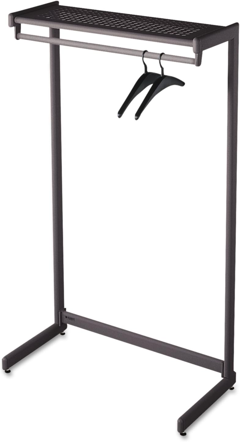 Quartet One-Shelf Garment Rack, Freestanding, 36 Inch, Black (20213)