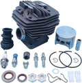 Big Bore Cylinder Piston End Kit Fit for MS660 066 Chainsaw 56mm Manifold Oil Seal Bar Stud Buts Part