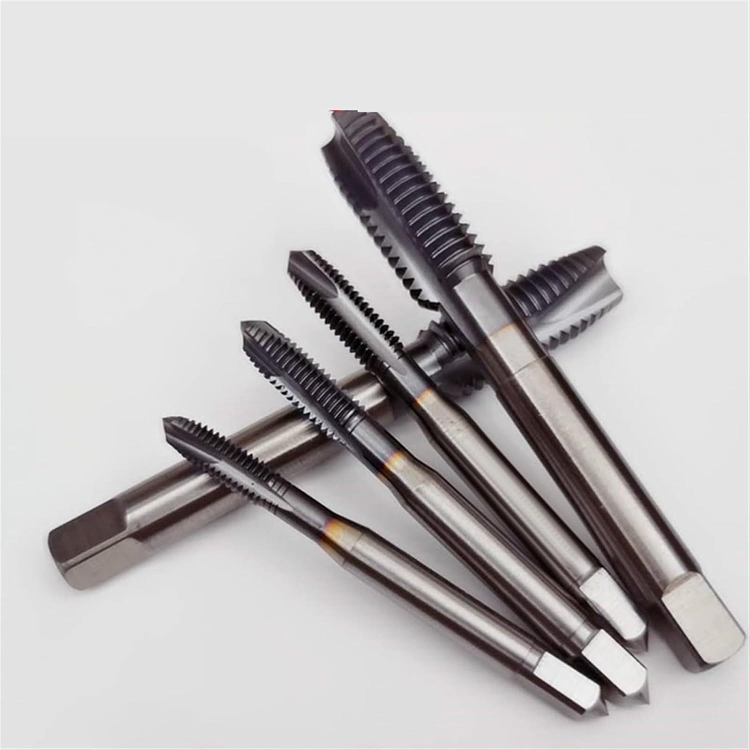 1Pcs Cobalt Screw Thread Tap Drill Bits Spiral Pointed Flute Metric M2-M16 TICN Coated Machine Tap for Stainless Steel(Spiral Tap,10PCS_M12X1.75)
