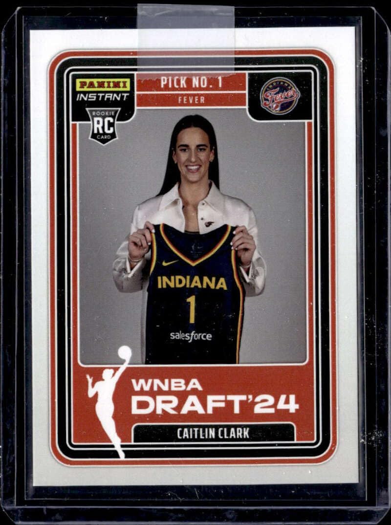 CAITLIN CLARK RC 2024 Panini Instant ROOKIE #1 Fever NM-MT WNBA Basketball Draft Night PR:45316