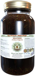 Hawaii Pharm Heather Alcohol-Free Liquid Extract, Heather (Calluna Vulgaris) Dried Leaf and Flower Glycerite Natural Herbal Supplement 32 oz Unfiltered