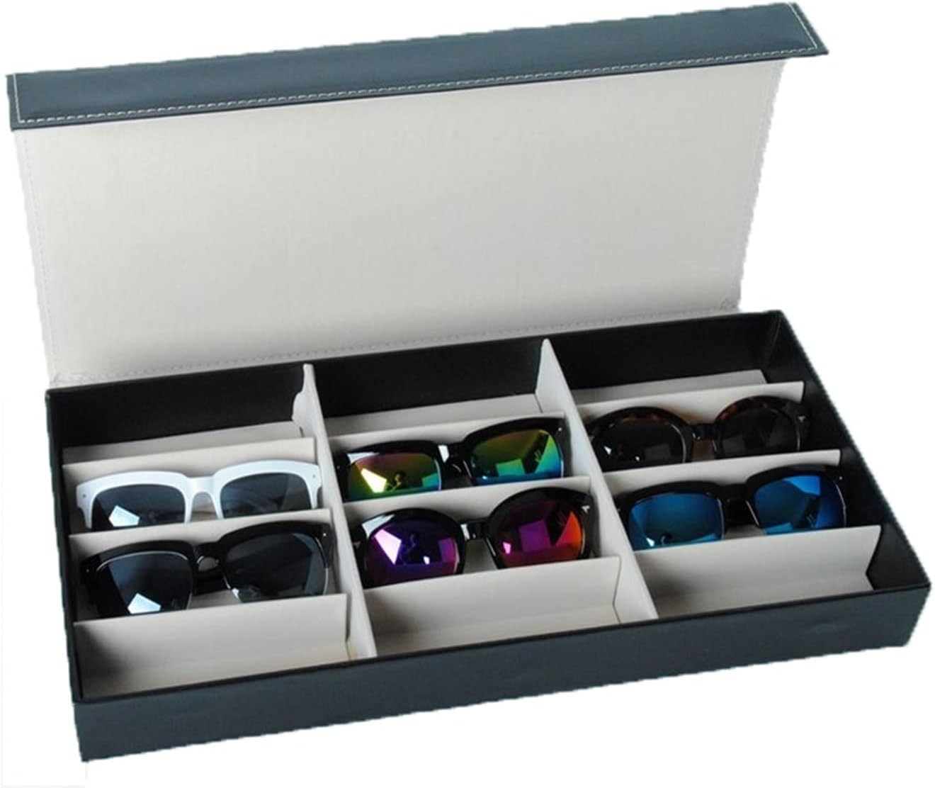 12 Grid Sunglasses Storage Box Organizer Glasses Display Case Stand Holder Eyewear Eyeglasses Box Sunglasses Case Glasses Holder