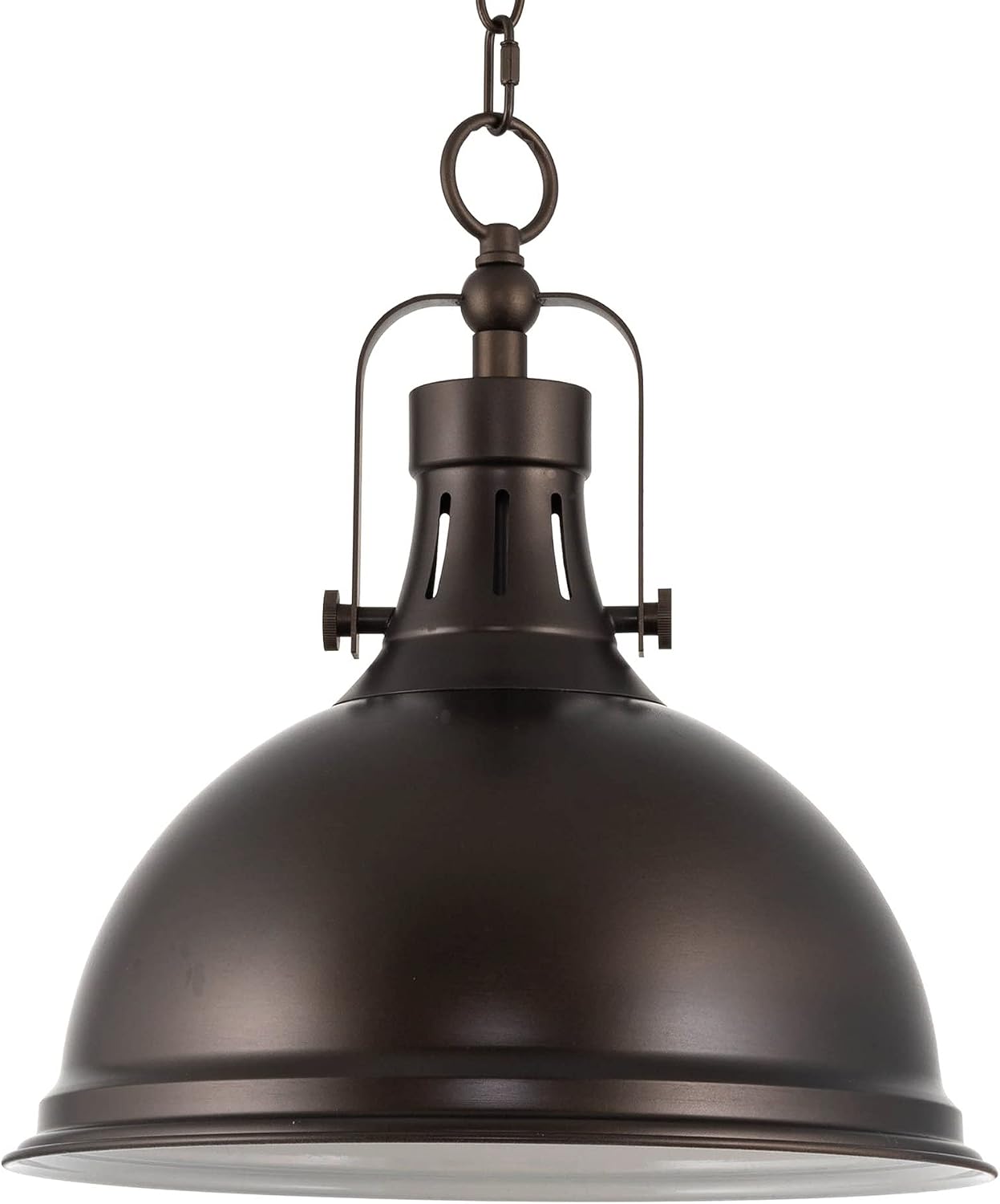 Kira Home Belle 14' Modern Industrial Pendant Light, Adjustable Hanging Height, Oil Rubbed Bronze Finish