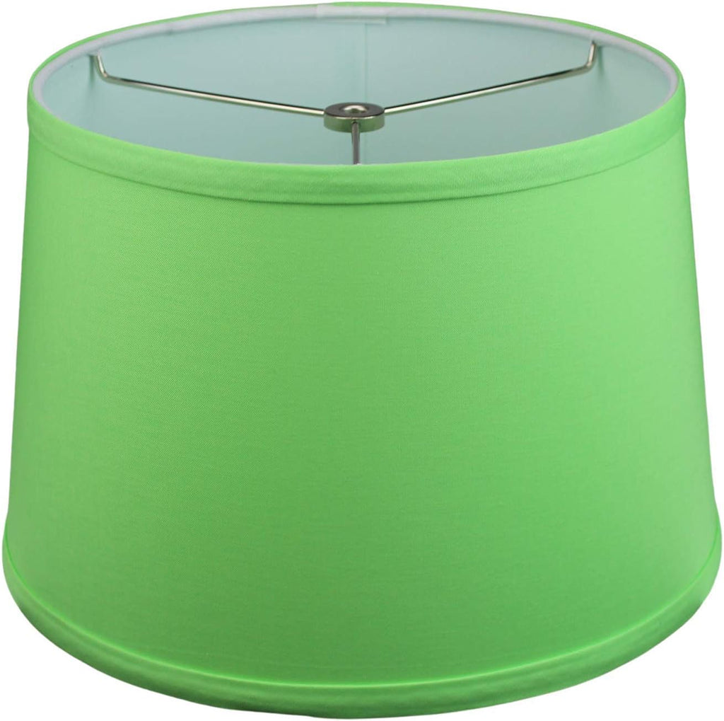 FenchelShades.com Set of 2 Lampshades 10' Top Diameter x 12' Bottom Diameter x 8' Slant Height with Washer (Spider) Attachment. Attaches to Lamps with an existing Harp (not included) (Linen Pear)