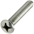 1/4-20 x 1/2' Phillips Oval Head Machine Screws Kit Hardware Stainless Steel 18-8 Pack of 500 Fastener Set LS12841F