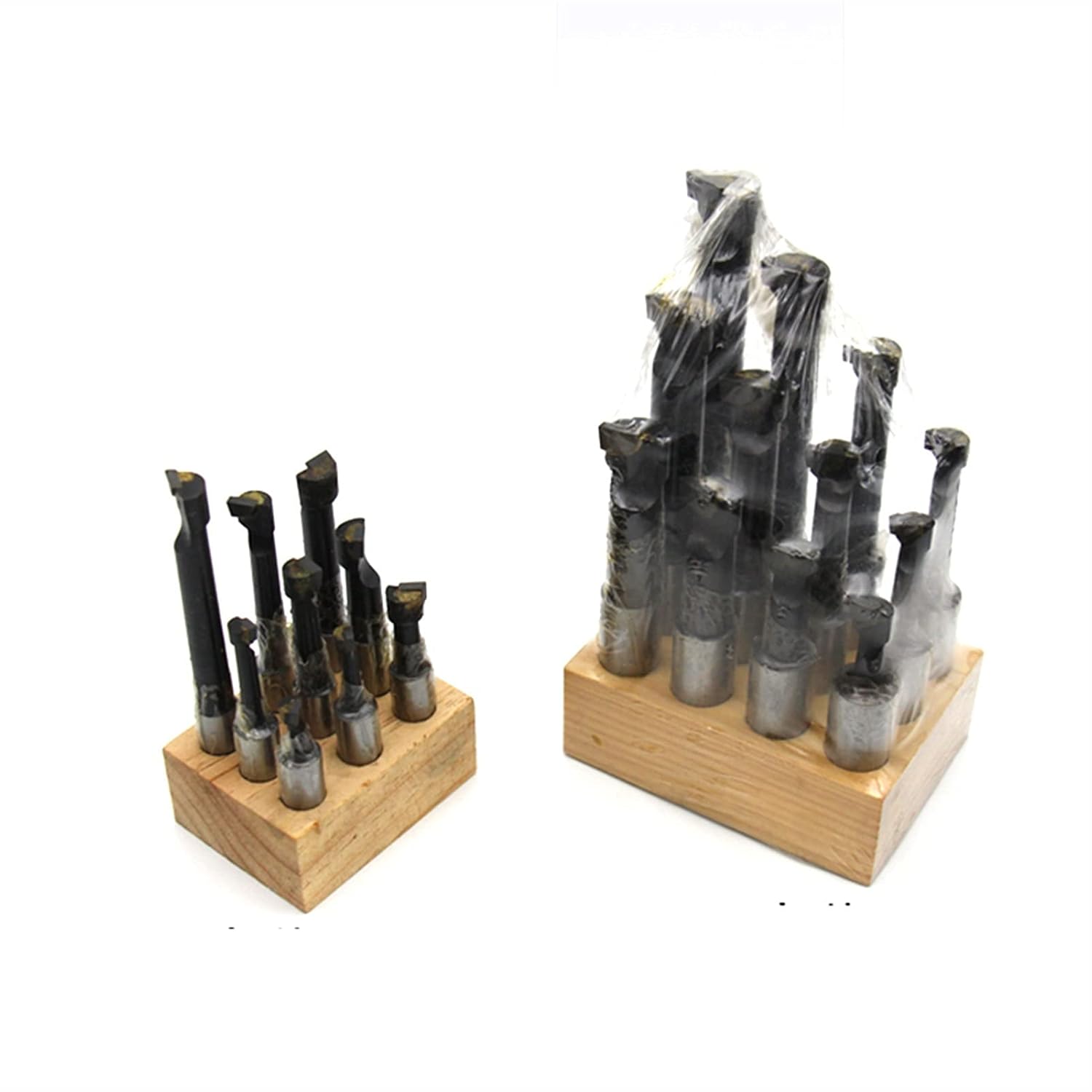 Lathe blade,1set 2' 50mm Boring Head+1pcs Morse Holder+9pcs 12mm Boring bar for CNC Lathe Bored Boring Tool Set Milling Lathe Tool (Size : MT3-(F1 50)-9pcs)