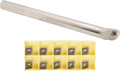 CME Indexable Insert Boring Bar Set, 3/4' Shank Diameter, 10' Overall Length, Including 10 pcs CCMT32.51 Carbide Inserts