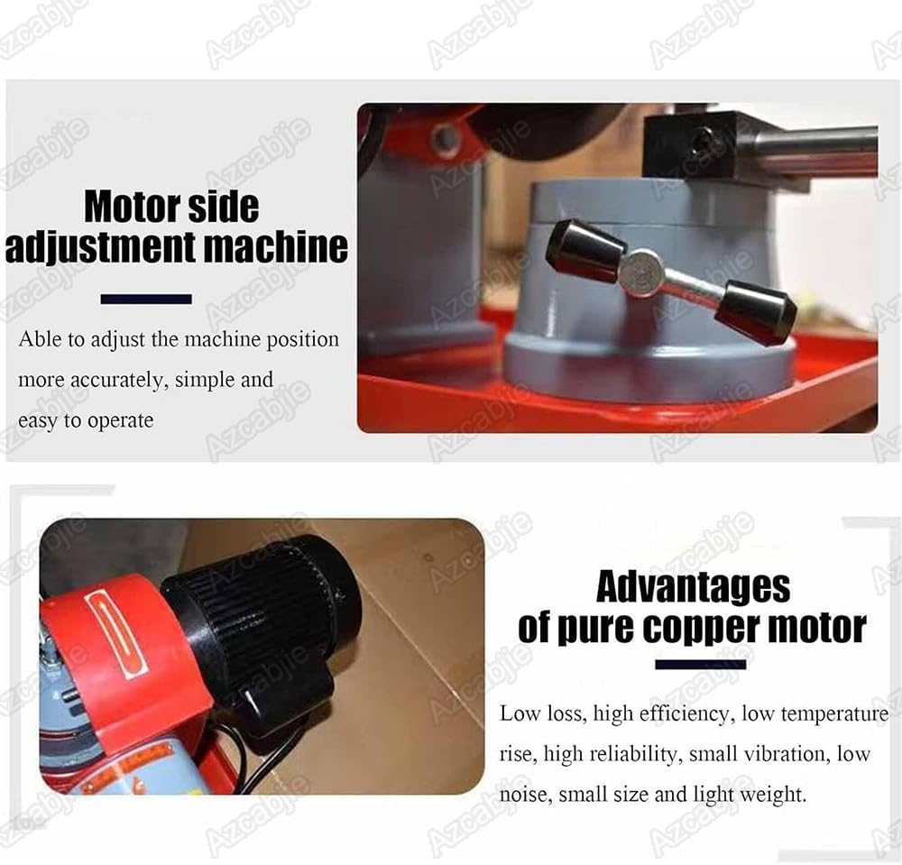 Professional Electric Saw Blade Sharpener,Rotary Angle Grinding Machine for Carbide Saw Blades, 2850rpm Motor with Multiple Arbors Included 370w