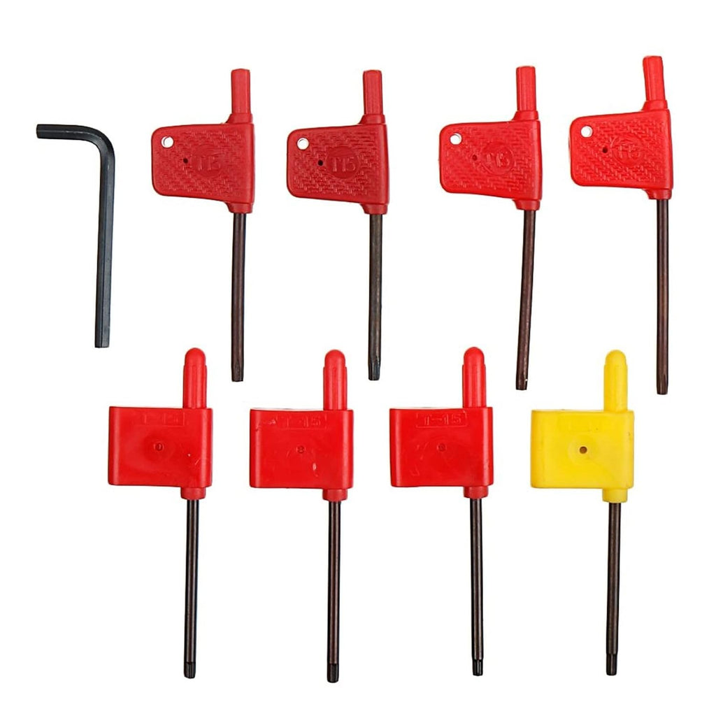 9Pcs/Set 16mm Shank Lathe Boring Bar Turning Tool Holder Kit with Inserts CNC Cutting Tool Holder for Lathe Machine Tool Machinist Lathe Tools