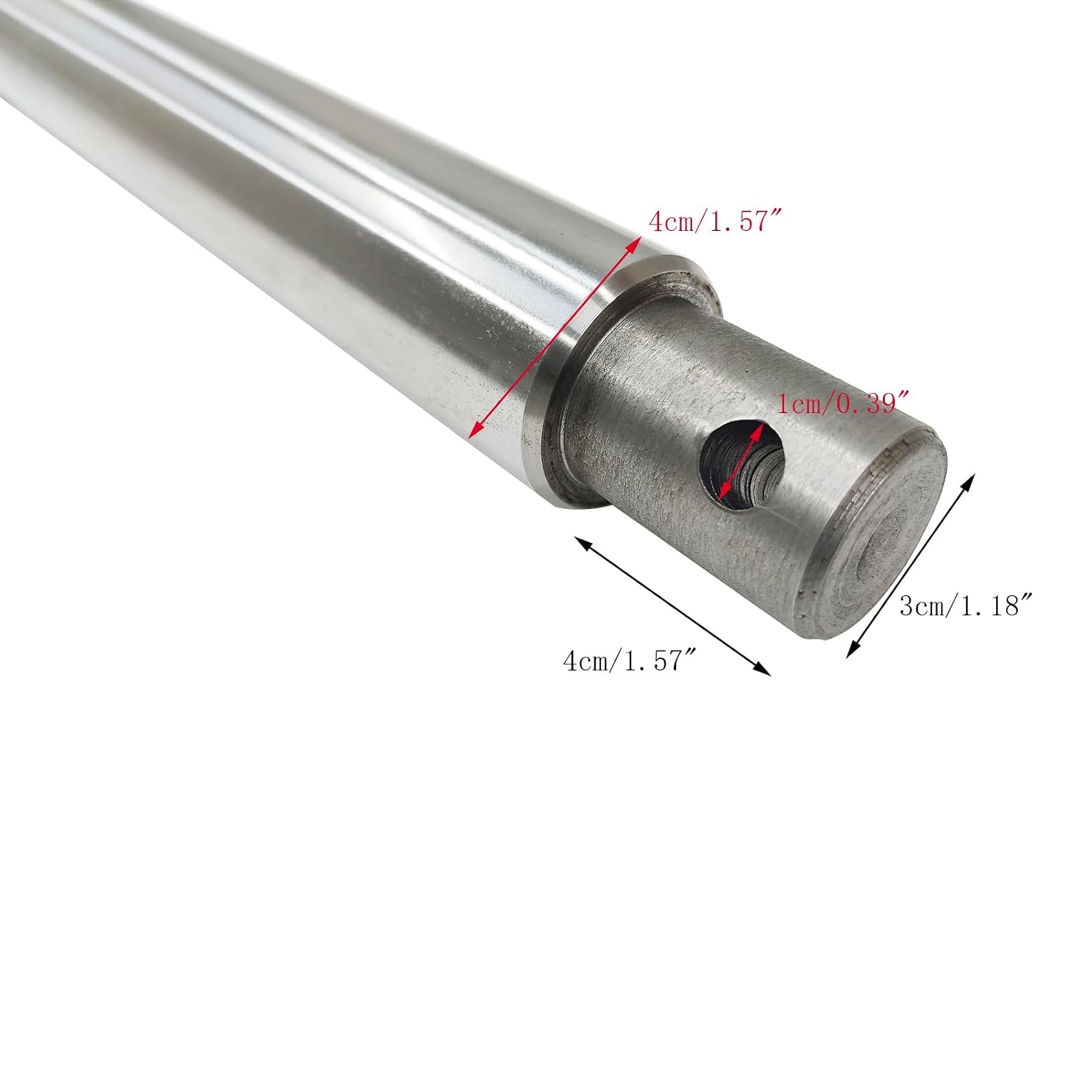 Boring Bar of Boring Machine High-Strength Alloy Line Bore Rod of Hole Drilling Equipment 1.57x62.99 inch Hole Drilling Accessory Parts