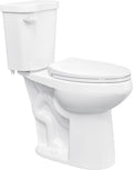 Eridanus Extra Tall Two Piece Toilet, ADA Compliant Chair Height 21.5', Elongated Toilets Bowl 21' with Soft Close Seat, 1.28 GPF Single Flush, 12' Rough-In, High Toilet for Senior, Pregnant, Handicap