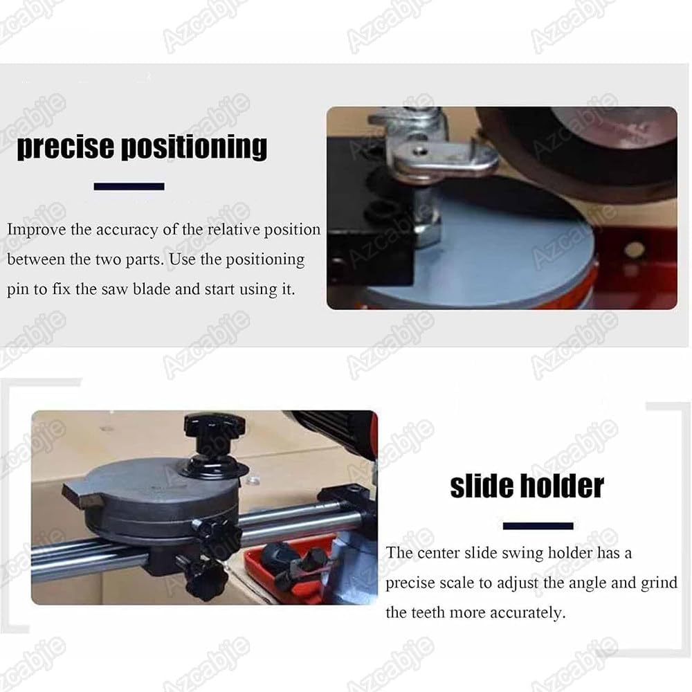 Water Injection Circular Saw Blade Sharpener, Electric Angle Grinder with Built-in Water Tank for Carbide Tipped Blades, 2850Rpm Motor 550w