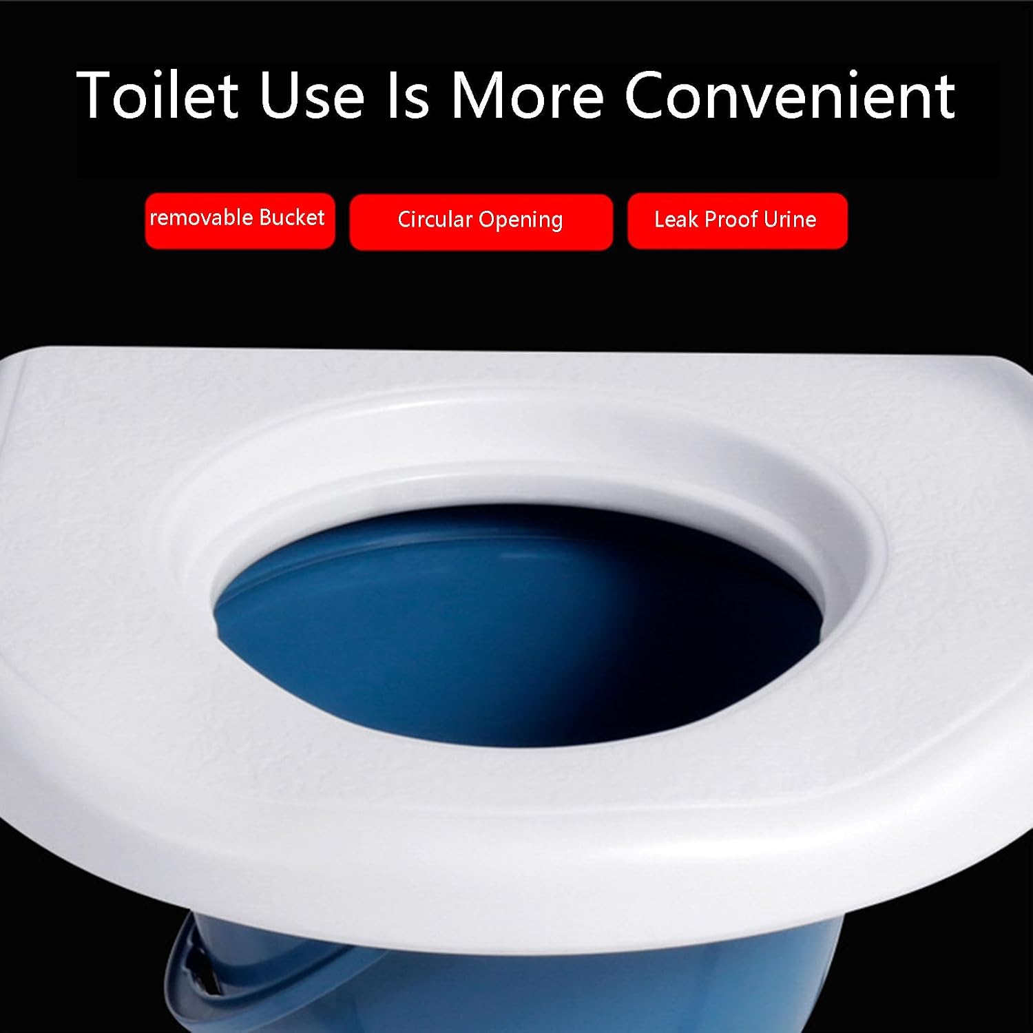 Raised Toilet Seat with Handles Up to 380lbs, Elevated Handicap Toilet Seat Riser for Seniors with Soft Padded, Height Adjustable, Stand Alone Toilet Safety Frame, fit Any Toilet
