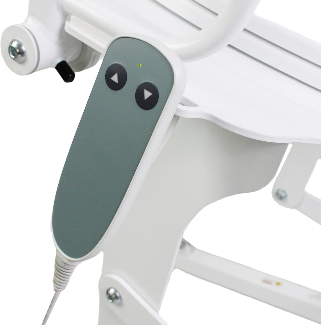 KMINA Electric Toilet Seat Lift Riser with Handles, Powered for Elderly, Height Adjustable