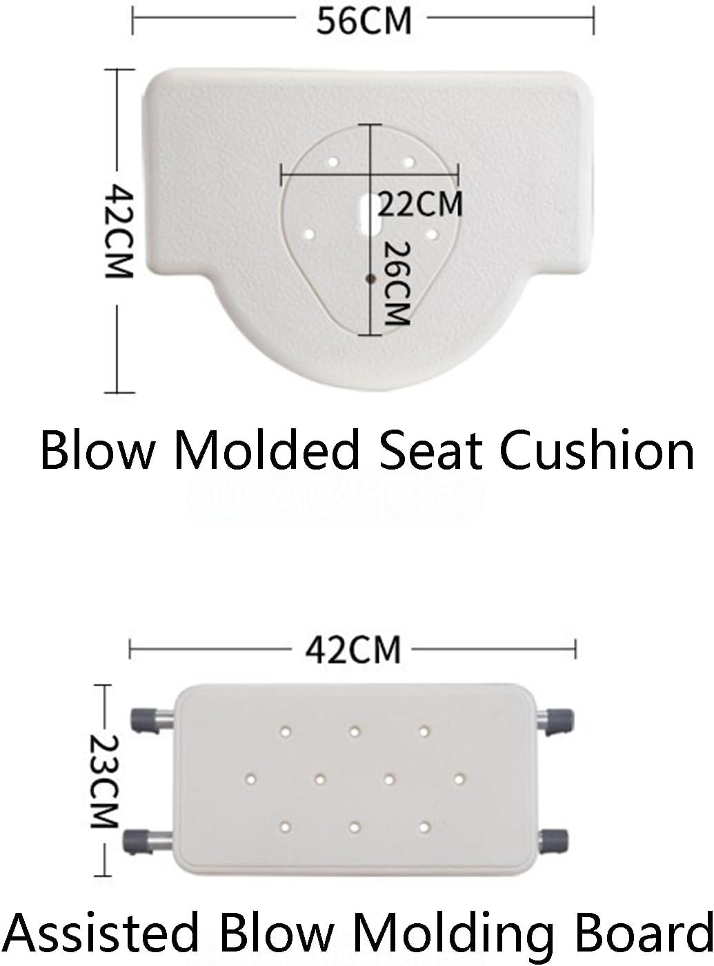Raised Toilet Seat with Handles Up to 320 Lbs, Elevated Handicap Toilet Seat Riser for Seniors with Soft Padded, Height Adjustable, Stand Alone Toilet Safety Frame, Fit Any Toilet