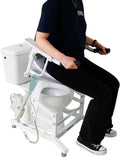 KMINA Electric Toilet Seat Lift Riser with Handles, Powered for Elderly, Height Adjustable