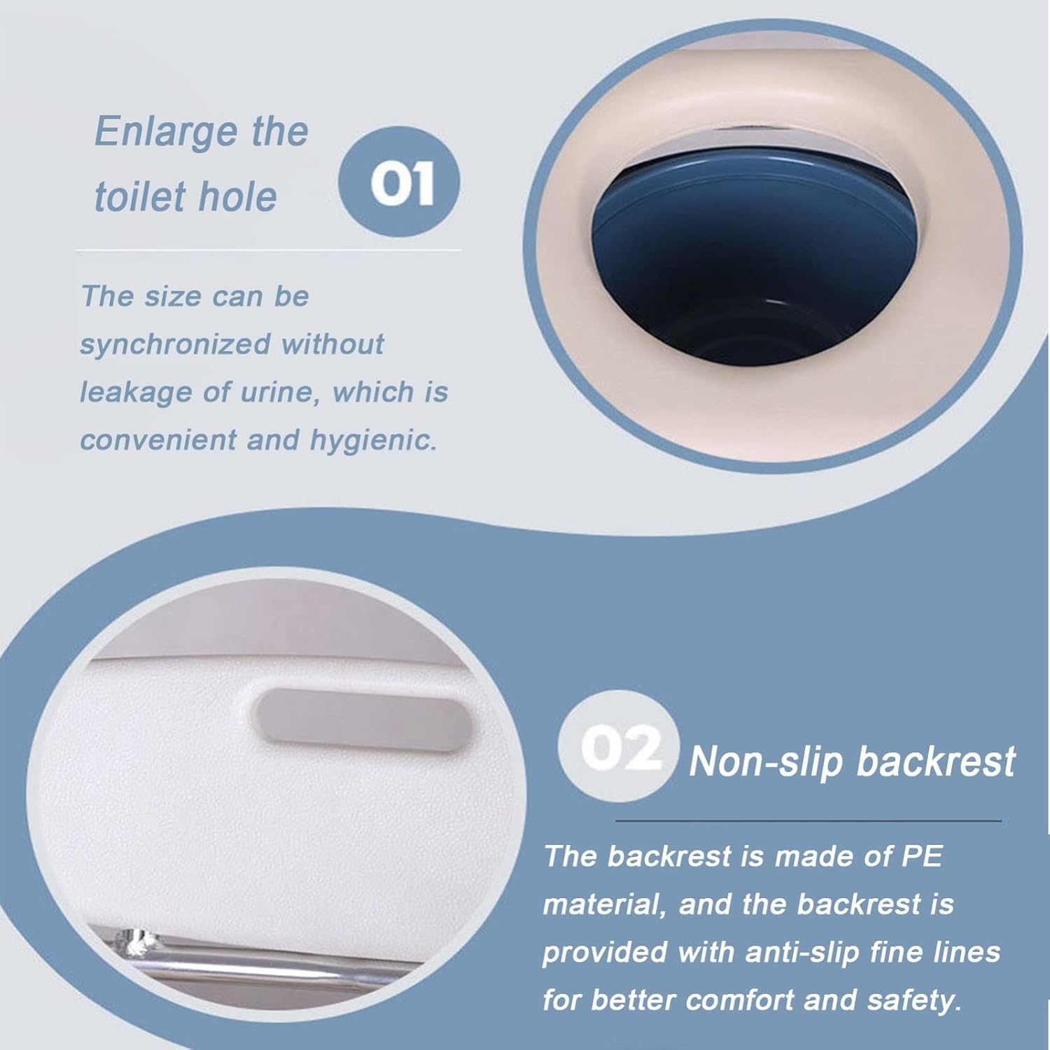 Wheeled Commode Chair for Elderly & Disabled Foldable Shower Toilet Chair with Padded Seat Lockable Casters & Detachable Pot for Convenient Transport & Use
