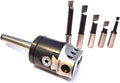 Precision Boring Head 2' for Milling & Lathe Machine 1 Div=0.0005' ((3MT SHANK (M12 X 1.75) W/ 5 PCS HSS))