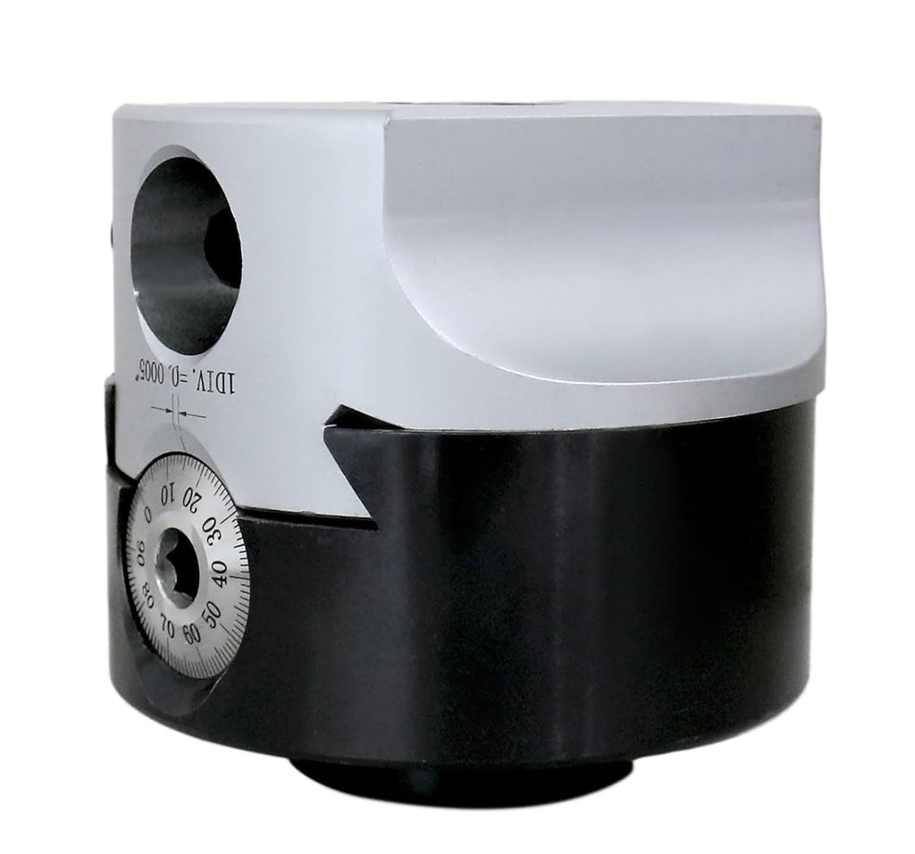 Accusize Industrial Tools Boring Head Hole Size Off Thread, 4 in, 0350-0004 | 1 in Boring Bar Hole, 1 in Offset, 1-1/2-18 Thread Mount, 3-43/64 in Overall Length