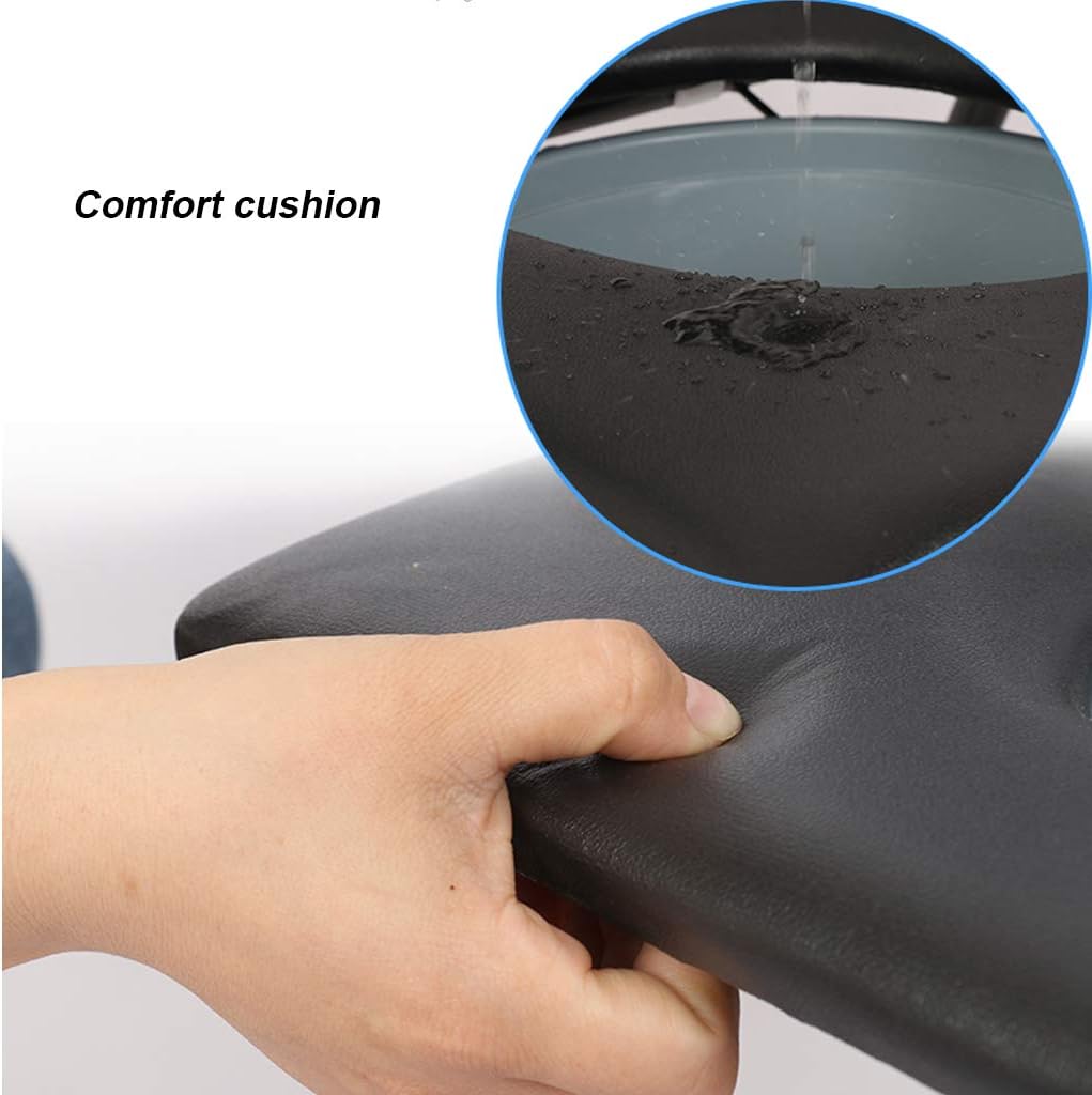 3 in 1 Bedside Commode Medical Handicap Toilet Seat Heavy Duty Bariatric Potty Shower Chair for Disabled Elderly with Padded Cushion Non-Slip Leg Pad