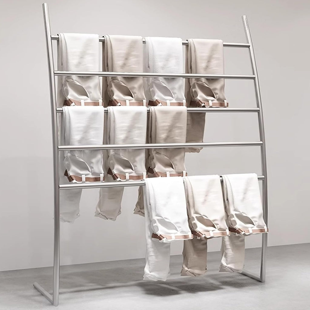 Garment Racks, Clothing Store Racks Display Racks, Scarf Organizers, Shop Trouser Racks, Jeans Pants Curtain Blanchet Stationary Storage, shelves