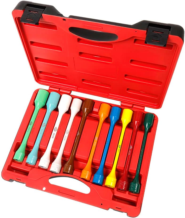 AFF 10 Piece Torque Limiting Extension Kit w/ Carrying Case, 55-140 ft/lbs, 1/2' Drive, 40200