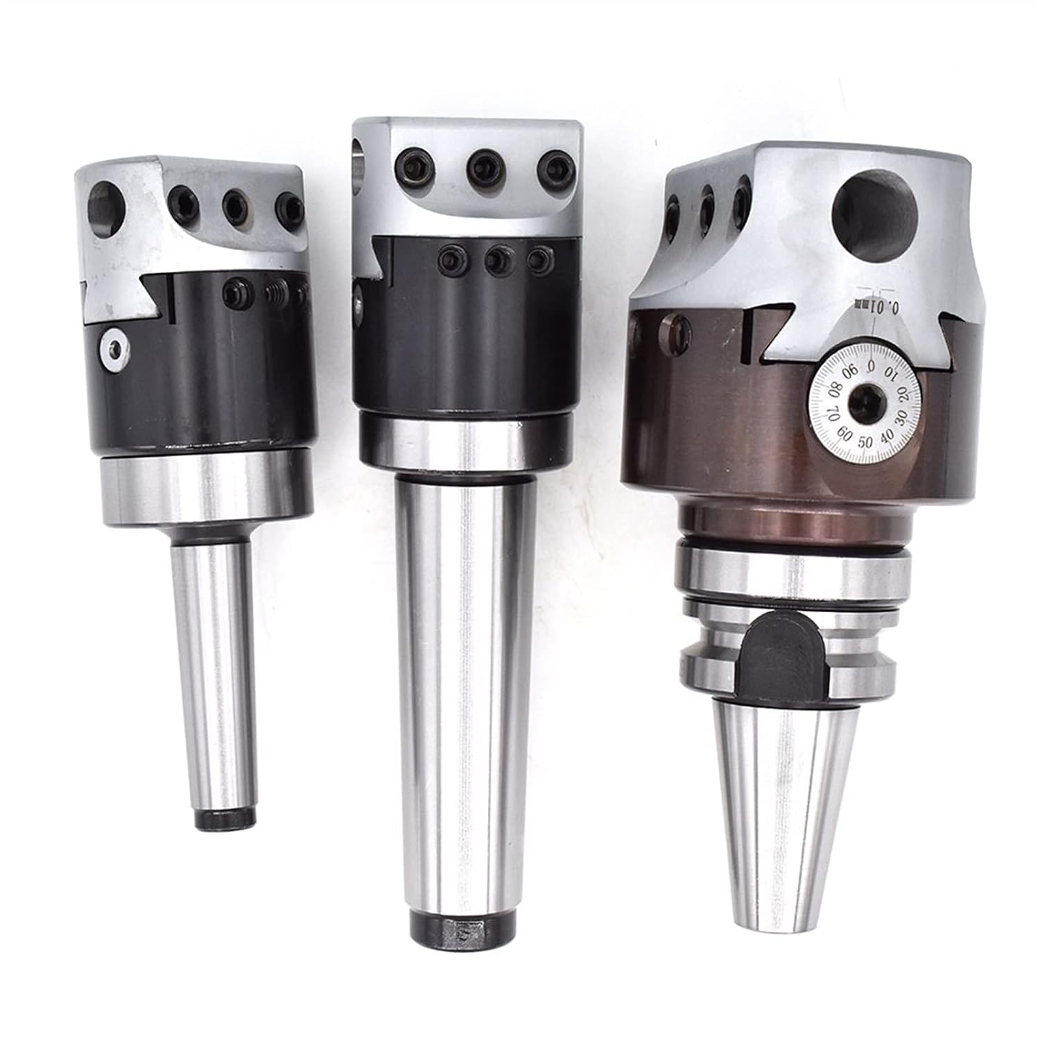 Lathe Blade,1set F1 12 2 Inch 50mm Boring Head +1pcs Draw bar Morse Tapper Cone MT2 MT3 MT4 C20 C25 NT30 R8 Boring Tool for CNC Machine Milling Lathe Tool (Size : R8-((F1 12) 7-16)