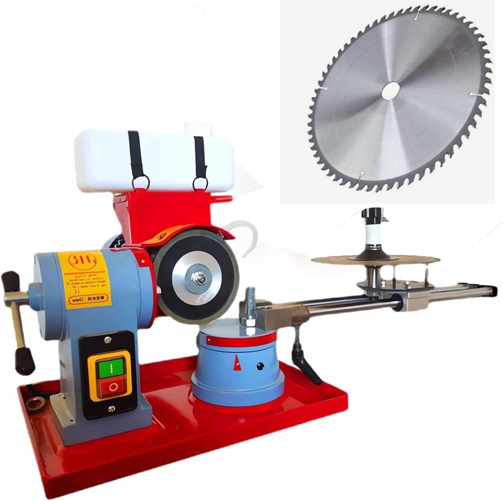 Electric Circular Saw Blade Sharpener, Chain Saw Sharpener Tool, Circular Saw Blade Sharpener, Multi Tool Blade Sharpener, W/Water Injection, Adjustable Angle, 2580 Rpm, For Cutting Wood, Plastic,550W