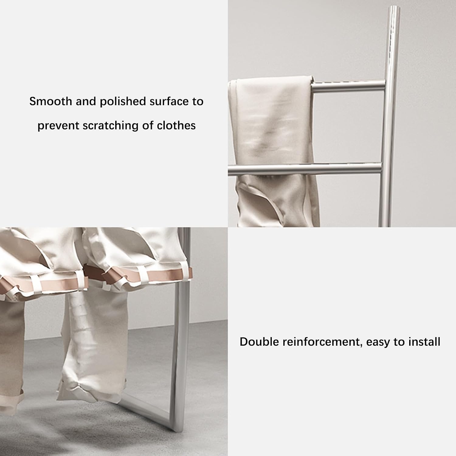 Garment Racks, Clothing Store Racks Display Racks, Scarf Organizers, Shop Trouser Racks, Jeans Pants Curtain Blanchet Stationary Storage, shelves