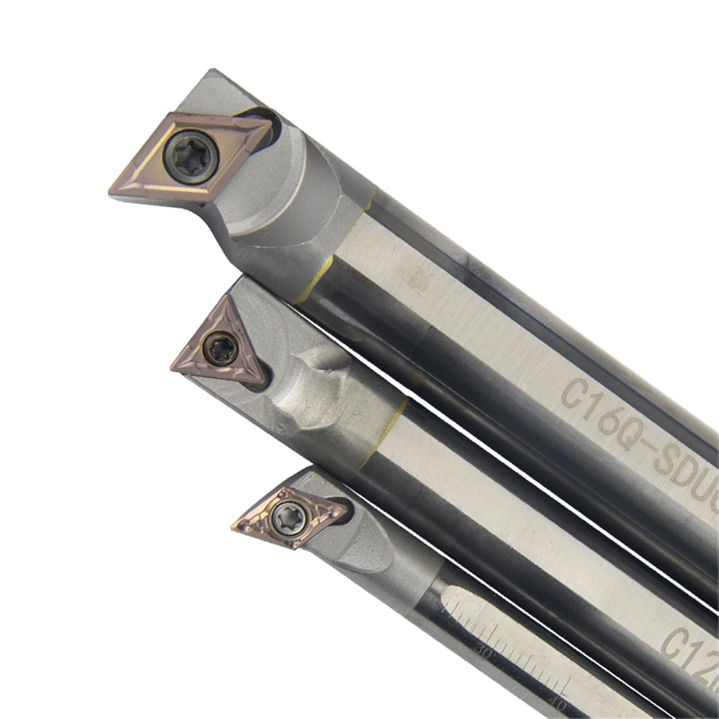 1pc Tungsten Steel Cutter bar -SDQCR/ -SDUCR/-STFCR /-STUCR Internal Turning Tool DCMT Insert Lathe Machine Boring Cutting Tool(DCGT11T304-AK H01,C16Q-SDUCR11)
