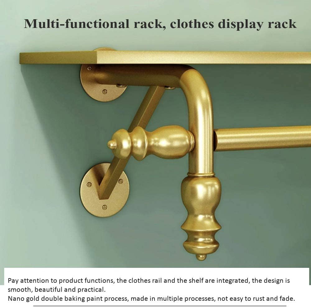 Exquisite Clothes Rail Rack Metal Retail Clothing Garment Racks Display Rod, Clothing Store Display Rack Ceiling Hanger, Women'S Clothing Store Shelves Display Hangers/C/(C-80Cm)