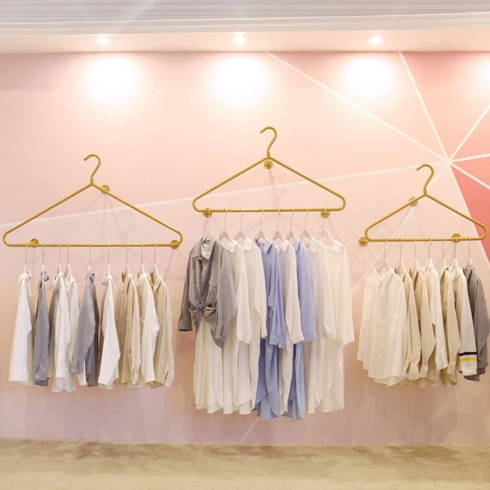 Exquisite Clothes Rail Rack Metal Retail Clothing Garment Racks Display Rod, Clothing Store Display Rack Ceiling Hanger, Women'S Clothing Store Shelves Display Hangers/C/(A-80Cm)