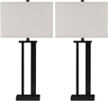 Signature Design by Ashley Aniela Contemporary 29' Table Lamp with Open Silhouette, 2 Count, Bronze