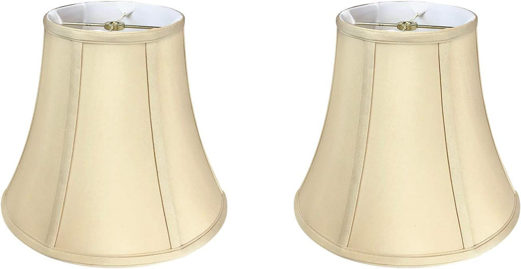 Royal Designs, Inc. BSO-704-12BG-2 True Bell Basic Lamp Shade, 6.5 x 12 x 10.5, Beige, 2-Pack