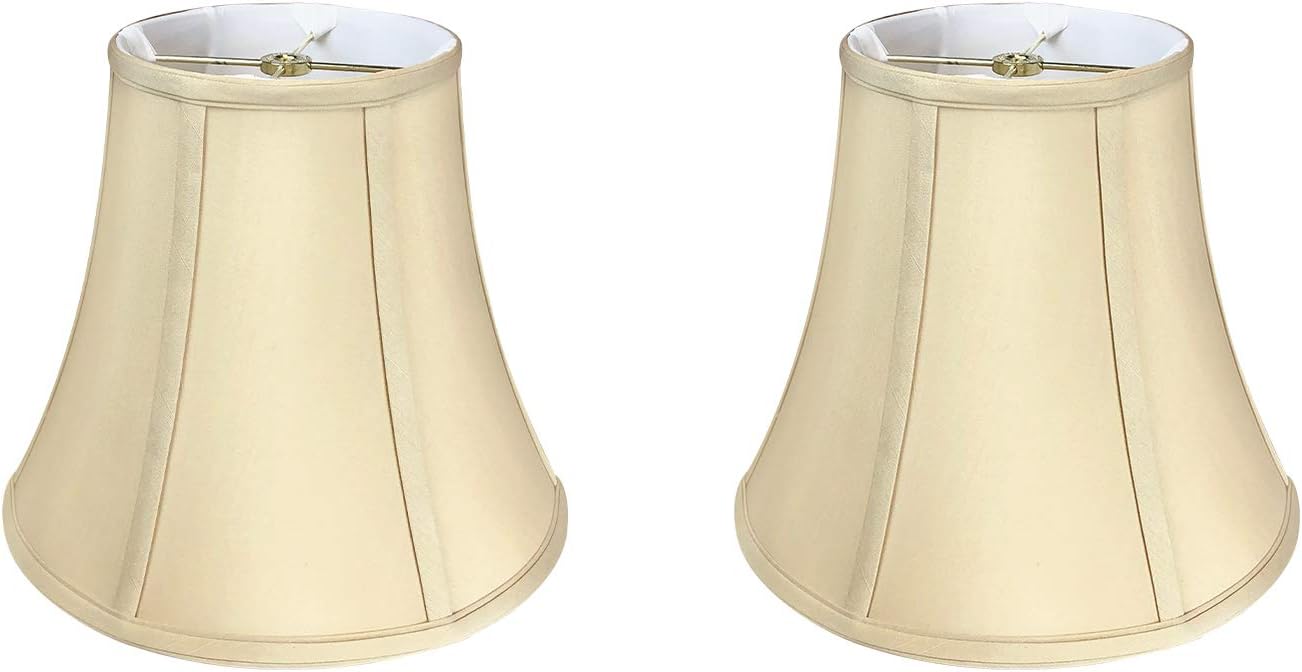 Royal Designs, Inc. BSO-704-12BG-2 True Bell Basic Lamp Shade, 6.5 x 12 x 10.5, Beige, 2-Pack